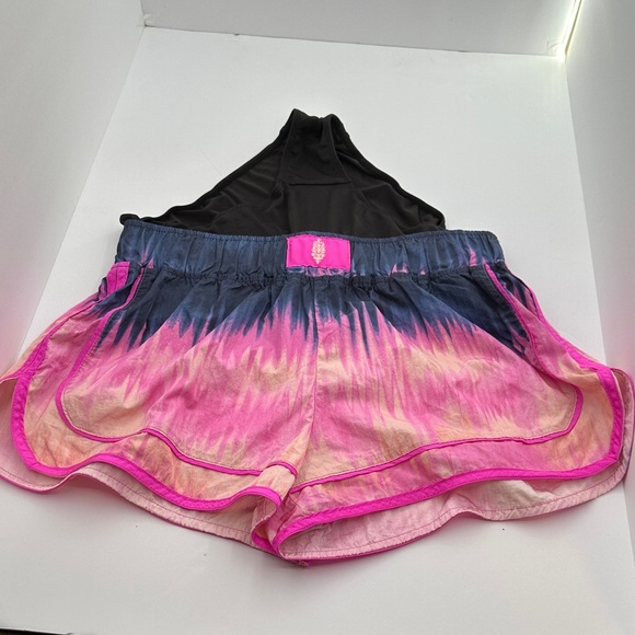 FP Movement by Free People Pink/Dark Blue Gradient Shorts Size S - Picture 4 of 6